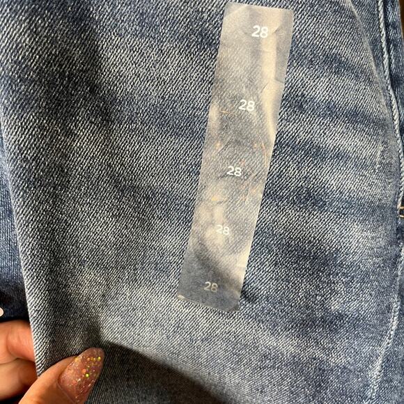 Lane Bryant Distressed Boyfriend Denim Jeans Flex Magic Waistband NWT 28 Plus Sz - Picture 10 of 16